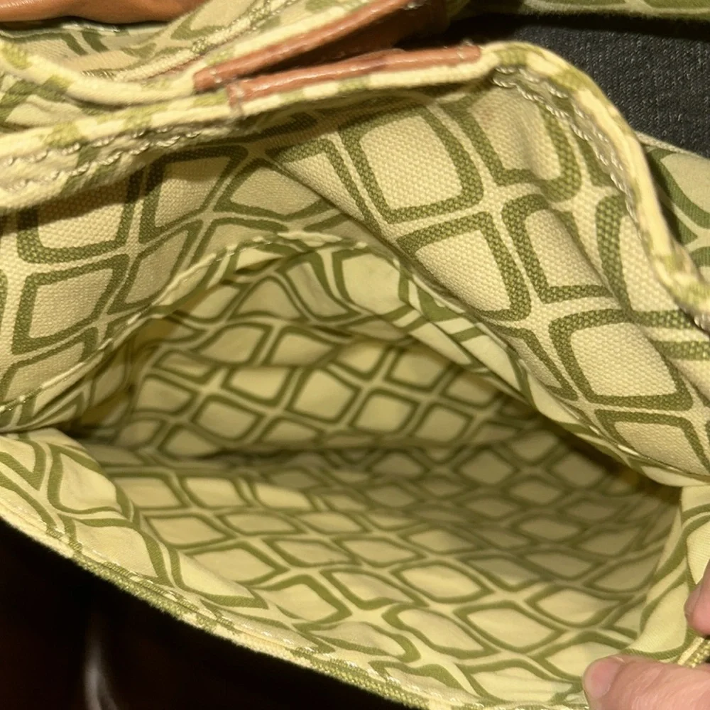 Fossil Cotton & Leather Bag - Picture 7 of 16